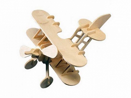 Модель деревянная сборная - Аэроплан 