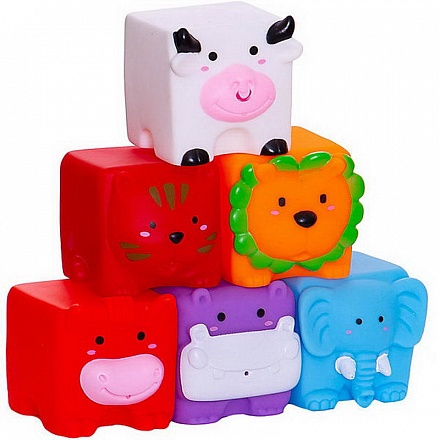 Кубики для ванной - Мои любимые животные 