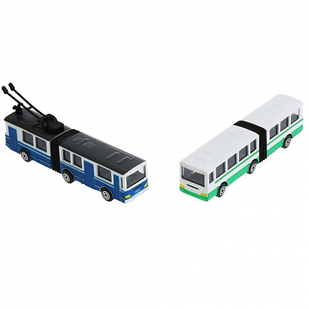 Металлическая модель - Городской транспорт: автобус/троллейбус  