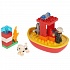Конструктор – Большие кубики: Пожарный катер, 19 деталей  - миниатюра №2