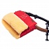 Муфта меховая для коляски Nuovita Islanda Pesco Rosso/Красный  - миниатюра №5