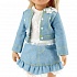 Кукла Вера Kruselings в весеннем нарядном костюме, 23 см  - миниатюра №2