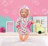 Одежда для куклы Baby Born - Халат с капюшоном  - миниатюра №4