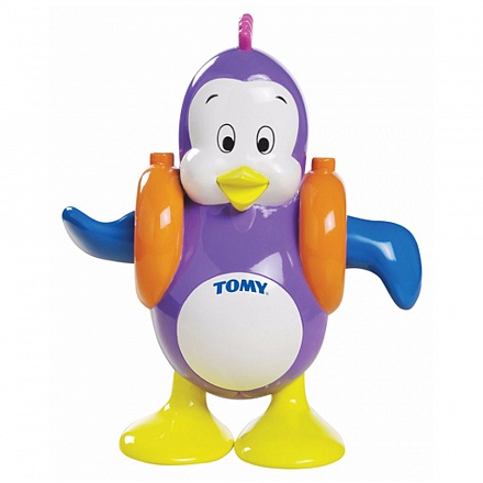 Музыкальная игрушка для ванны - Плескающийся Пингвин, звук 