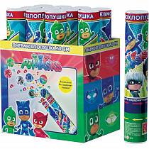 Хлопушка - PJ Masks, конфетти с героями, 30 см (Росмэн, 33140ros) Хлопушка - PJ Masks, конфетти с героями, 30 см (Росмэн, 33140ros)