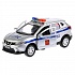 Машина металлическая Nissan Qashqai Полиция, длина 12 см., свет и звук, инерционная  - миниатюра №1