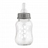 Бутылочка для кормления из серии Малыши и Малышки с соской молочной, от 0 мес, 120 мл, стеклянная  - миниатюра №1