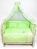 Бампер в кроватку - Светик, зеленый  - миниатюра №1