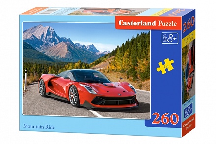 Пазлы Castorland - Авто в горах, 260 элементов 