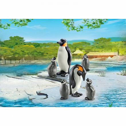 Игровой набор – Зоопарк: Семья Пингвинов 