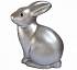 Ночник – Кролик, серебряный, 25 см  - миниатюра №1