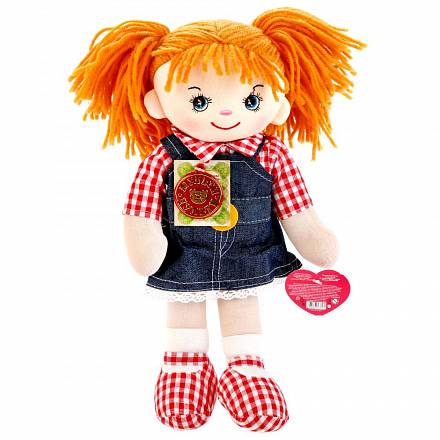 Озвученная мягкая игрушка - Мягкая кукла, стихи и песенки А. Барто, 35 см 