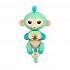 Интерактивная обезьянка Эдди, голубая, 12 см  - миниатюра №1