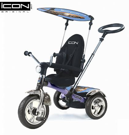 Детский трехколесный велосипед ICON 3 RT original silver blue puma