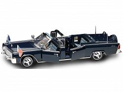 Автомобиль - Линкольн Х-100 «Президентский лимузин Кеннеди» образца 1961 года, масштаб 1:24 (Yat Ming, 24048_md) - миниатюра