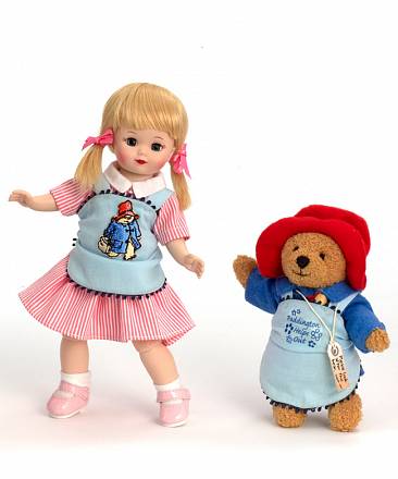 Кукла - Мэри и медвежонок Паддингтон, 20 см 