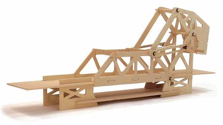 Модель деревянная сборная Мост разводной 