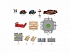 Игровой набор - Автомобильная дорога, 14 элементов  - миниатюра №4