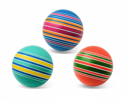 Мяч из серии Полосатики, ручное окрашивание: полосатики, ленточки, дорожки  