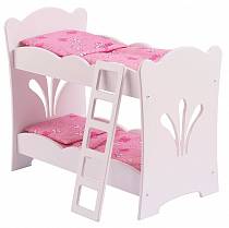 Двухъярусная кроватка - колыбель для куклы (KidKraft, 60130_KE) Двухъярусная кроватка - колыбель для куклы (KidKraft, 60130_KE)