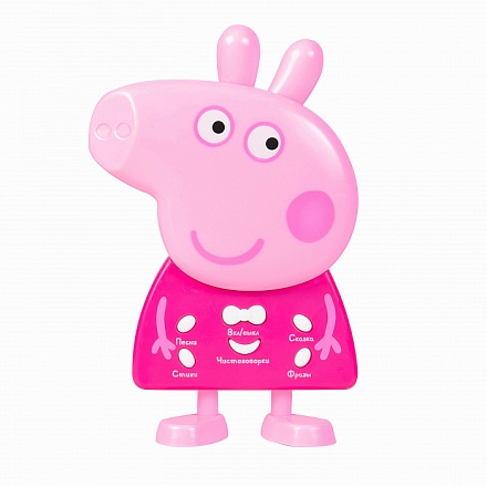 Интерактивная фигурка со звуком. ТМ Peppa Pig - Свинка Пеппа, свет и звук 