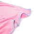 Полотенце с капюшоном и массажная рукавичка из серии Циркус, розовый  - миниатюра №6