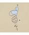 Аппликация для пеленального комода Bagnetto Lazy Donkey - Avorio, слоновая кость  - миниатюра №1
