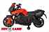 Электромотоцикл ToyLand jc919 красного цвета  - миниатюра №1
