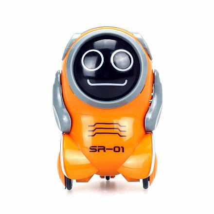 Робот - Покибот, оранжевый, свет и звук 