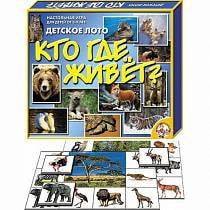 Лото детское большое. Кто где живет? (Десятое королевство, 00082ДК) Лото детское большое. Кто где живет? (Десятое королевство, 00082ДК)