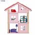 Трехэтажный домик для куклы с 14 предметами мебели - Роза Хутор  - миниатюра №2