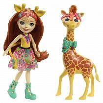 Enchantimals. Набор Энчантималс - Джилиан Жираф и Паул (Mattel, FKY74-FKY72) Enchantimals. Набор Энчантималс - Джилиан Жираф и Паул (Mattel, FKY74-FKY72)