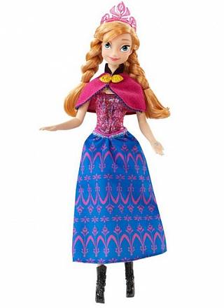 Кукла Анна Холодное сердце со светом и звуком, Disney Princess
