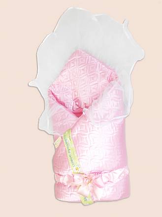 Одеяло на выписку – Мила, зима, розовое 