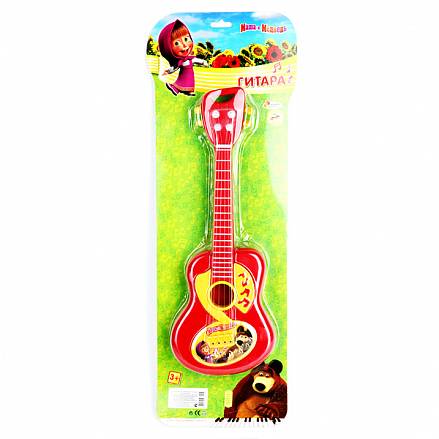 Детская гитара «Маша и медведь» 
