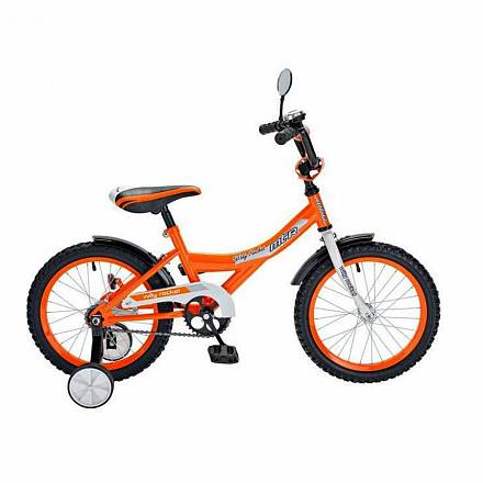 Двухколесный велосипед Wily Rocket, диаметр колес 12 дюймов, оранжевый 