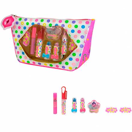 Игровой набор детской декоративной косметики в сумочке 