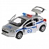 Металлическая инерционная машина – Ford Focus хэтчбек Полиция, 12 см, открывающиеся двери и багажник  - миниатюра №2