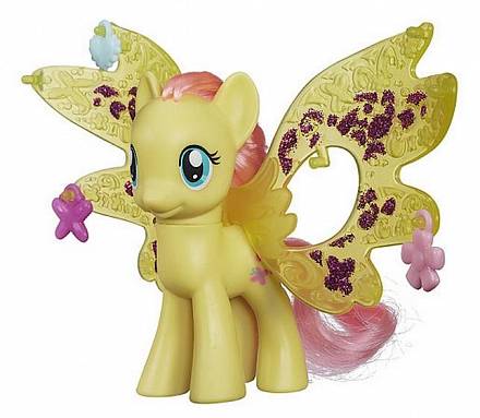 Игровой набор - Пони Делюкс Флатершай с волшебными крыльями, My Little Pony 