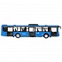 Модель Автобус ЛИАЗ-5292 Метрополитен свет-звук 18 см двери открываются металлическая инерционная  - миниатюра №1