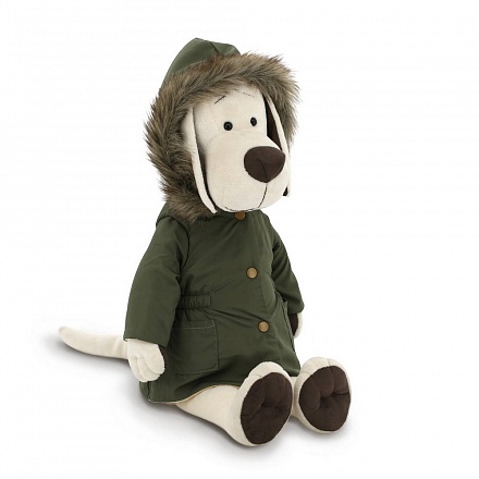 Мягкая игрушка – Собачка Лапуська: Осенняя куртка, серия Life, 30 см 