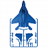 Сборная модель самолета Собери и Играй - Российский истребитель, 29 деталей  - миниатюра №5