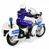 Мотоцикл Полиция ДПС, металлический инерционныйс фигуркой  - миниатюра №2