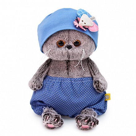 Мягкая игрушка – Басик Baby в шапочке с мышкой 