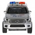 Модель Toyota Hilux Полиция, 12 см, инерционная, свет и звук  - миниатюра №1