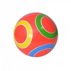 Мяч диаметр 150 мм. грунтованный окрашенный вручную, разные цвета (Чебоксарские мячи, Р3-150) - миниатюра