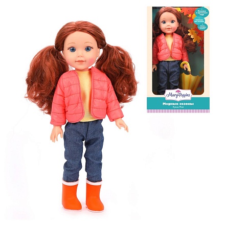 Интерактивная кукла из серии Модные сезоны - Мия, осень, 38 см 
