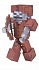 Фигурка из серии Minecraft - Skeleton in Leather Armor, 8 см.  - миниатюра №2