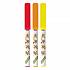 Фломастеры серии Черепашки-ниндзя, 18 цветов, в комплекте 3 бумажных трафарета  - миниатюра №1