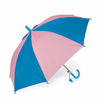Зонт двухцветный со свистком, несколько вариантов цветового исполнения 